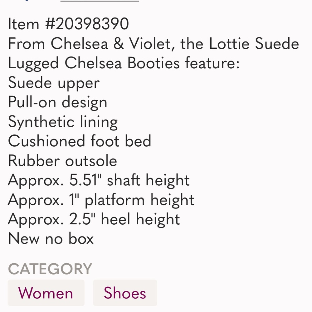 New Chelsea & Violet Lottie Suede Lug Sole Platform Chelsea Booties - Picture 5 of 10